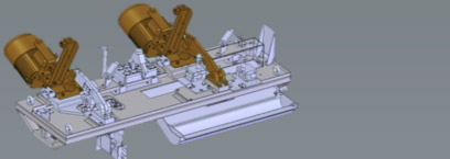 Nuclear fuel rod cutting bench